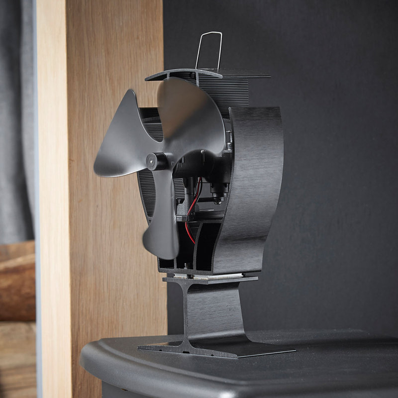 VonHaus Heat Powered 3 Blade Oscillating Wood Stove Fan & Reviews Wayfair